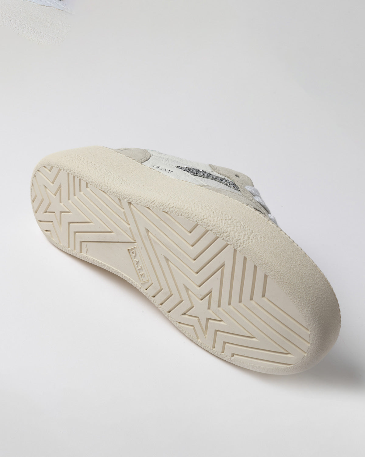 SNEAKERS DONNA COURT PLATFORM VINTAGE CALF WHITE-GREEN