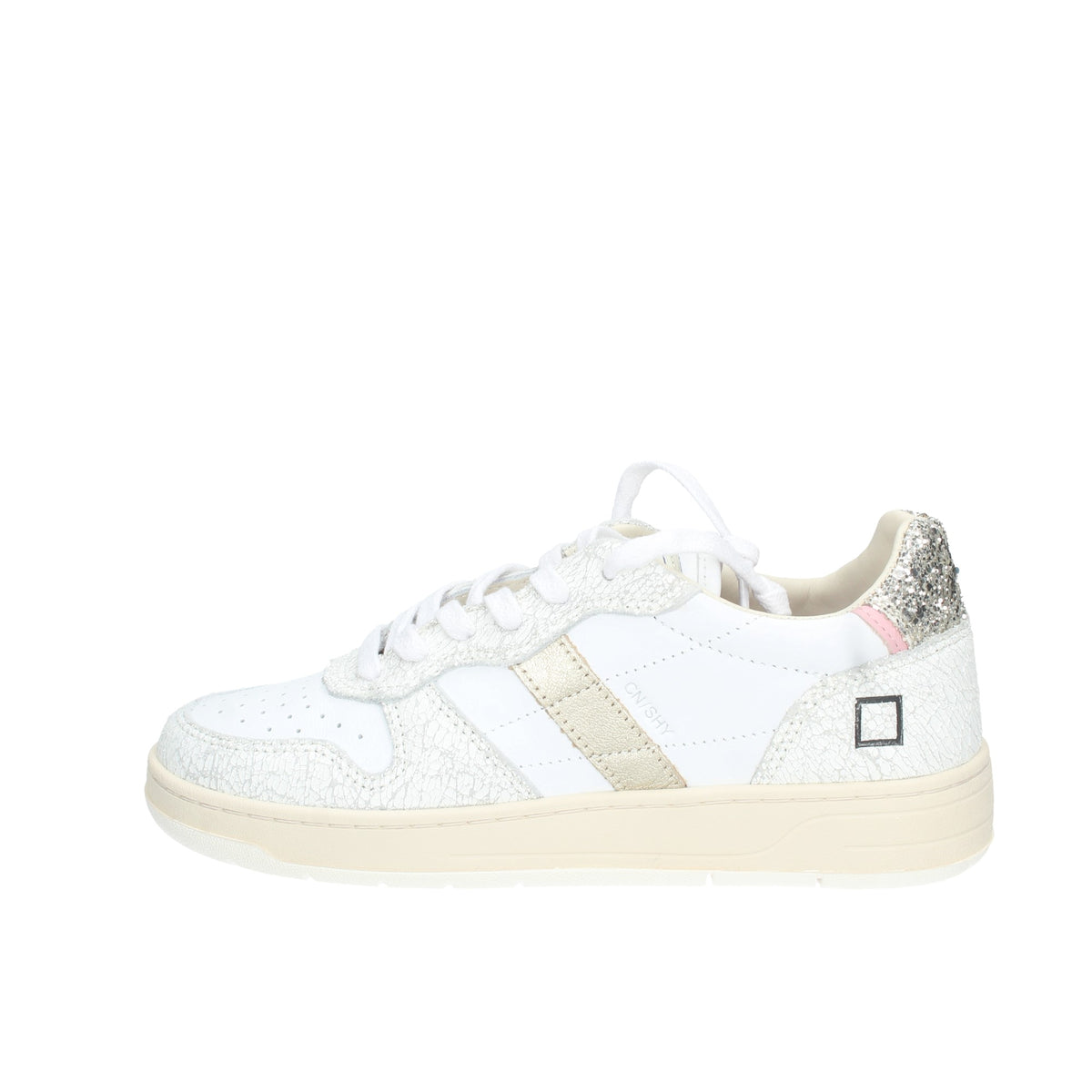 SNEAKERS DONNA W421-CR-SH-GP COURT SHINY IN PELLE