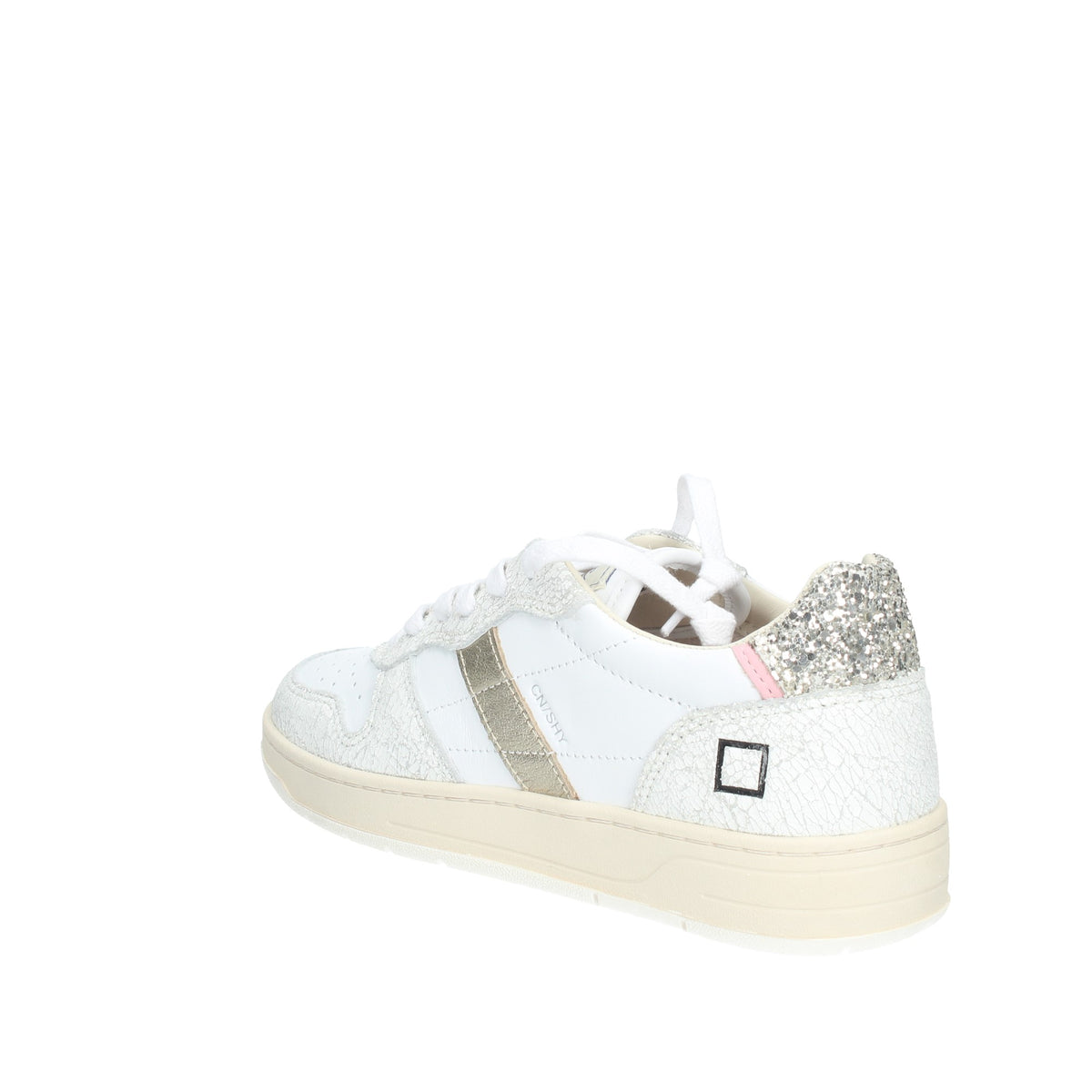 SNEAKERS DONNA W421-CR-SH-GP COURT SHINY IN PELLE