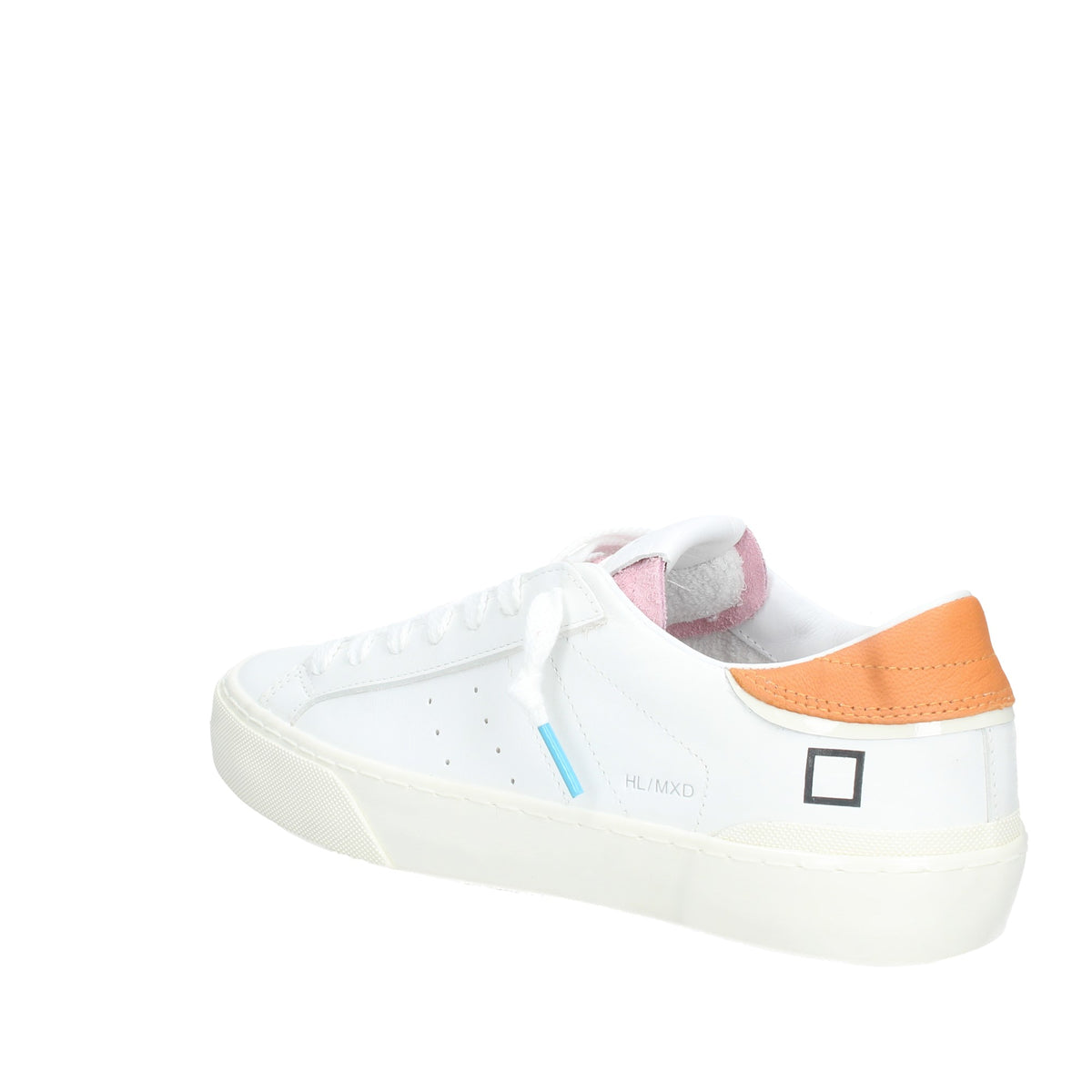 SNEAKER DONNA BASSE HILL LOW MIXED WHITE-ORANGE