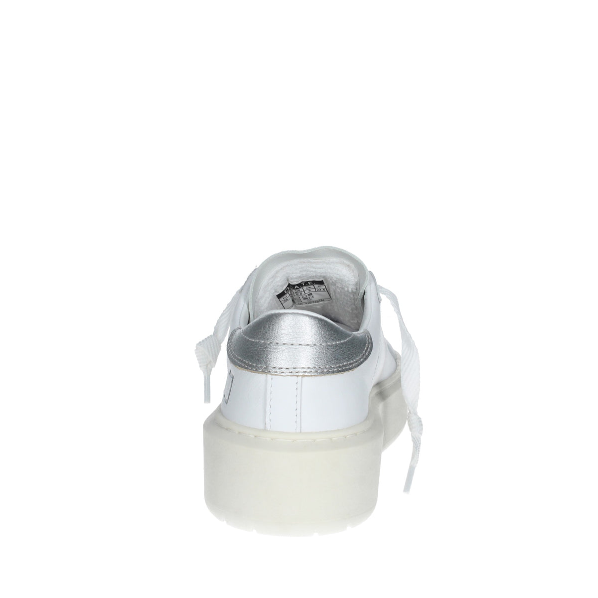 HILL LOW PLATFORM CALF WHITE-SILVER