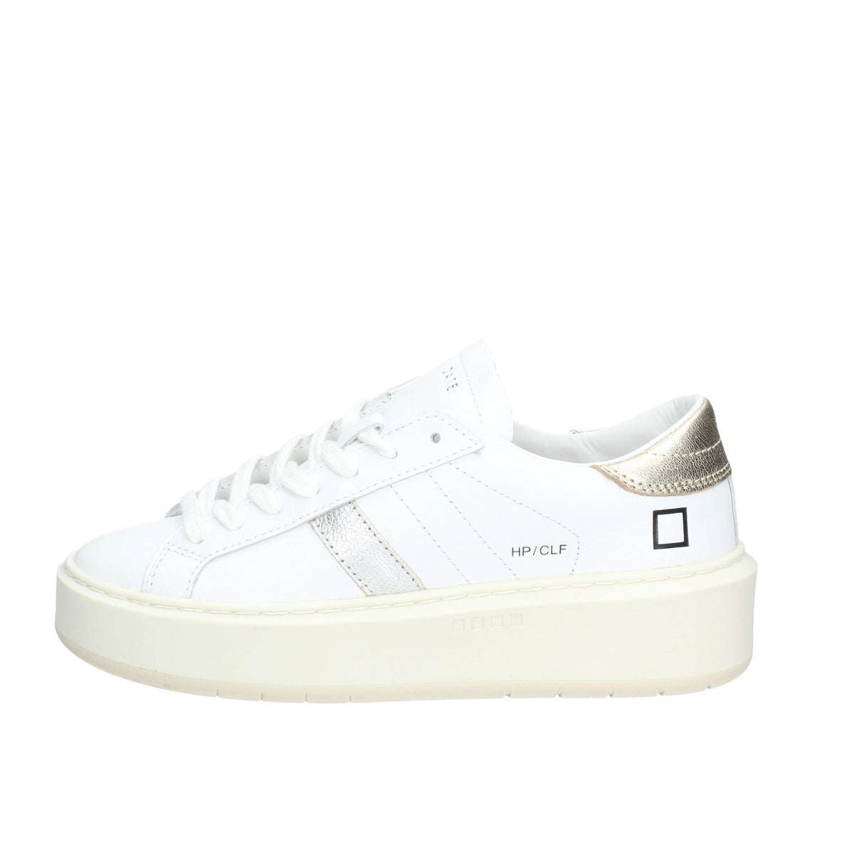 HILL LOW PLATFORM WHITE LAMINATED