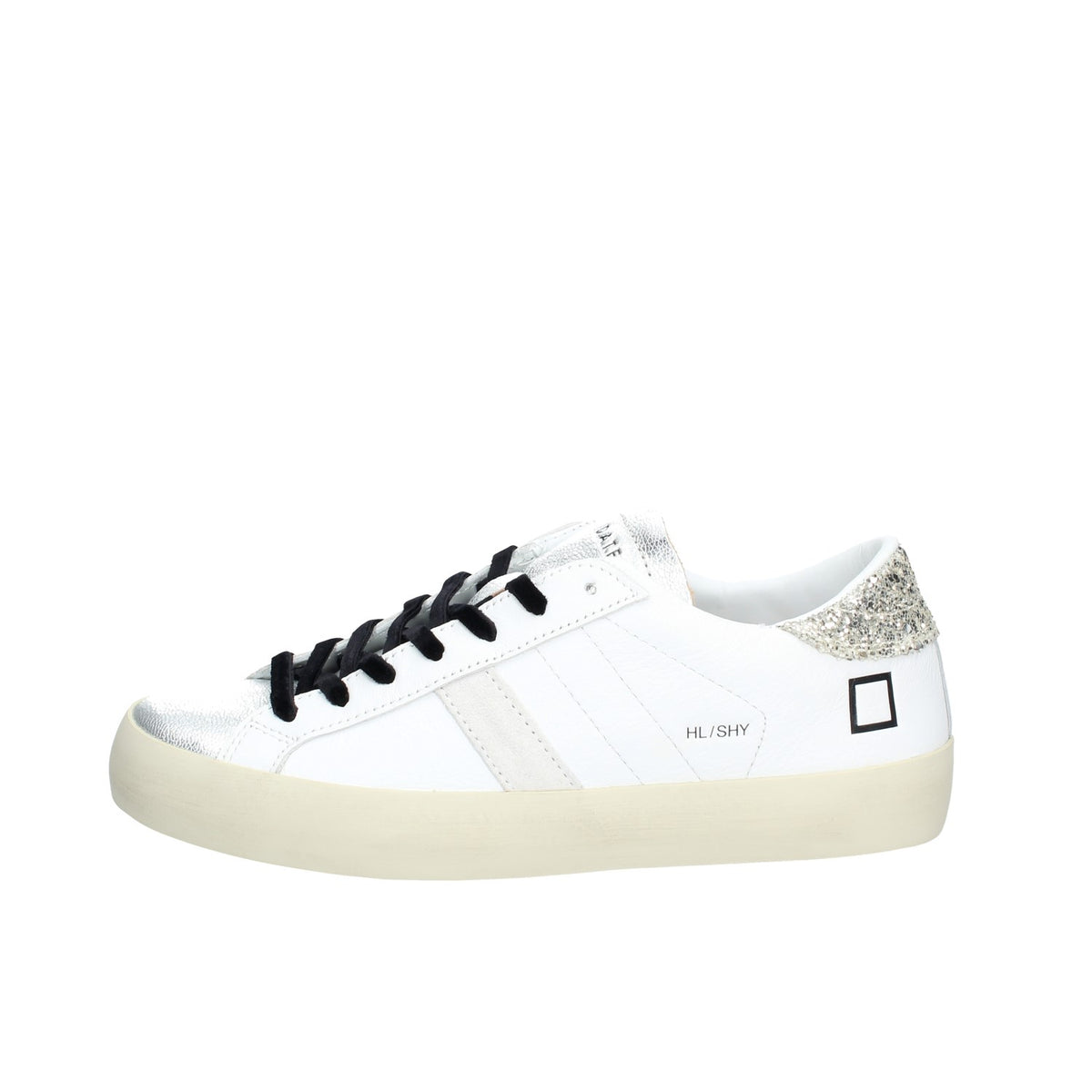 HILL LOW SHINY WHITE-PLATINUM SNEAKER DONNA