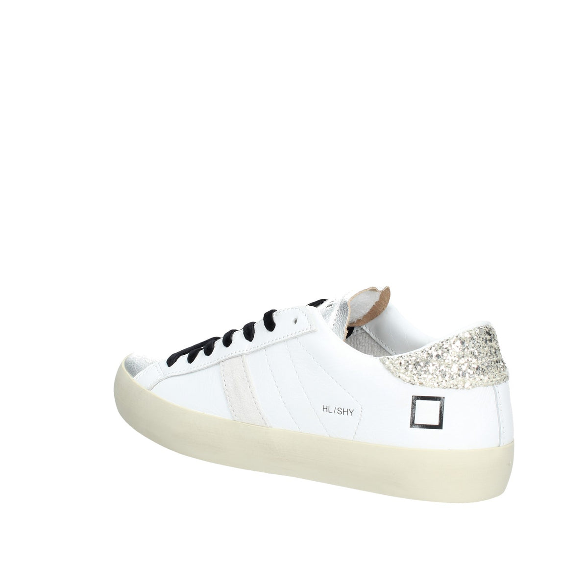 HILL LOW SHINY WHITE-PLATINUM SNEAKER DONNA