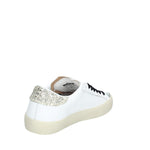 HILL LOW SHINY WHITE-PLATINUM SNEAKER DONNA