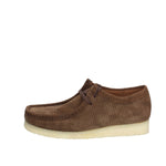 CLARKS SCARPE CASUAL UOMO IN PELLE SCAMOSCIATA MODELLO WALLABEE PERFORATED