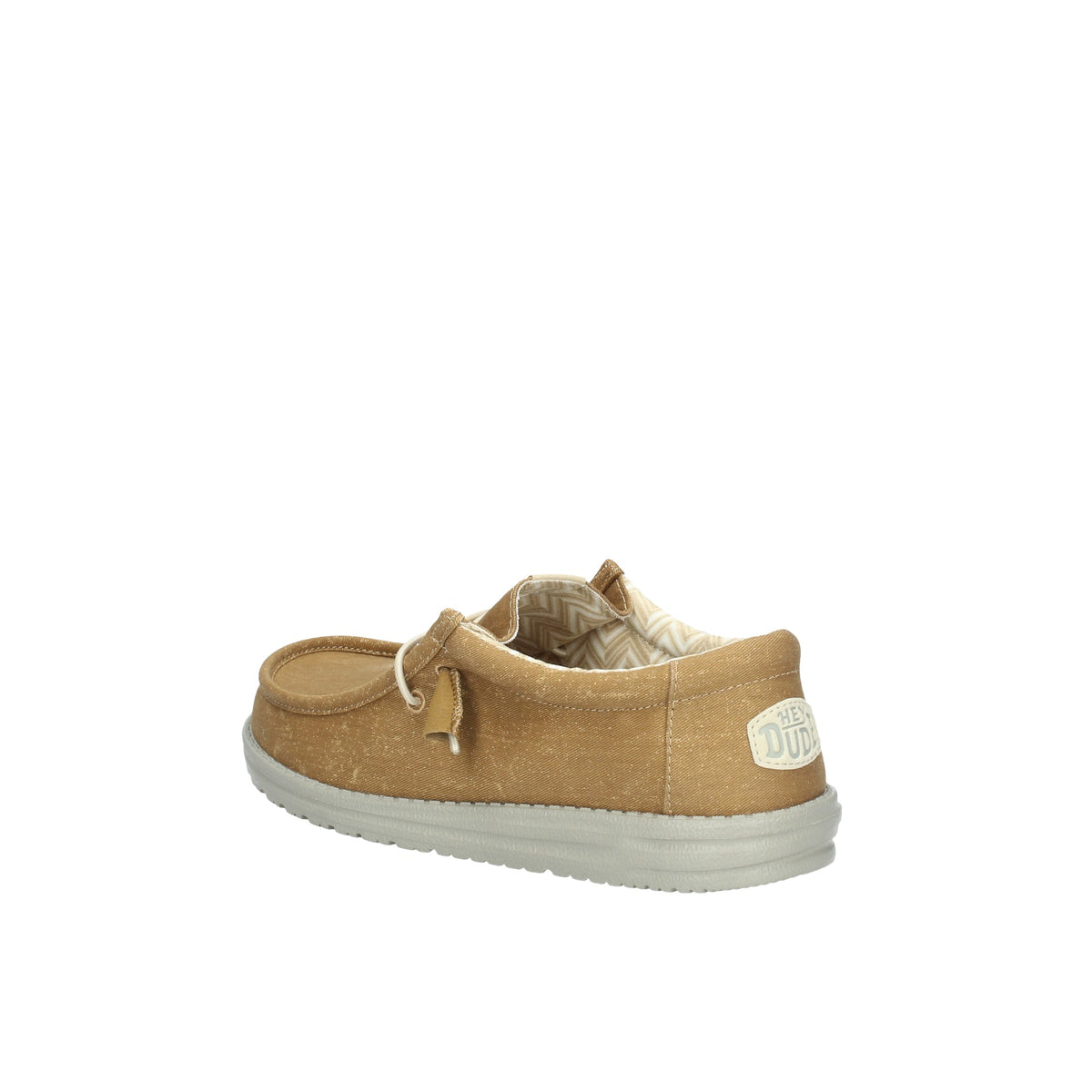 WALLY STRECH CANVAS BROWN MOCASSINO UOMO