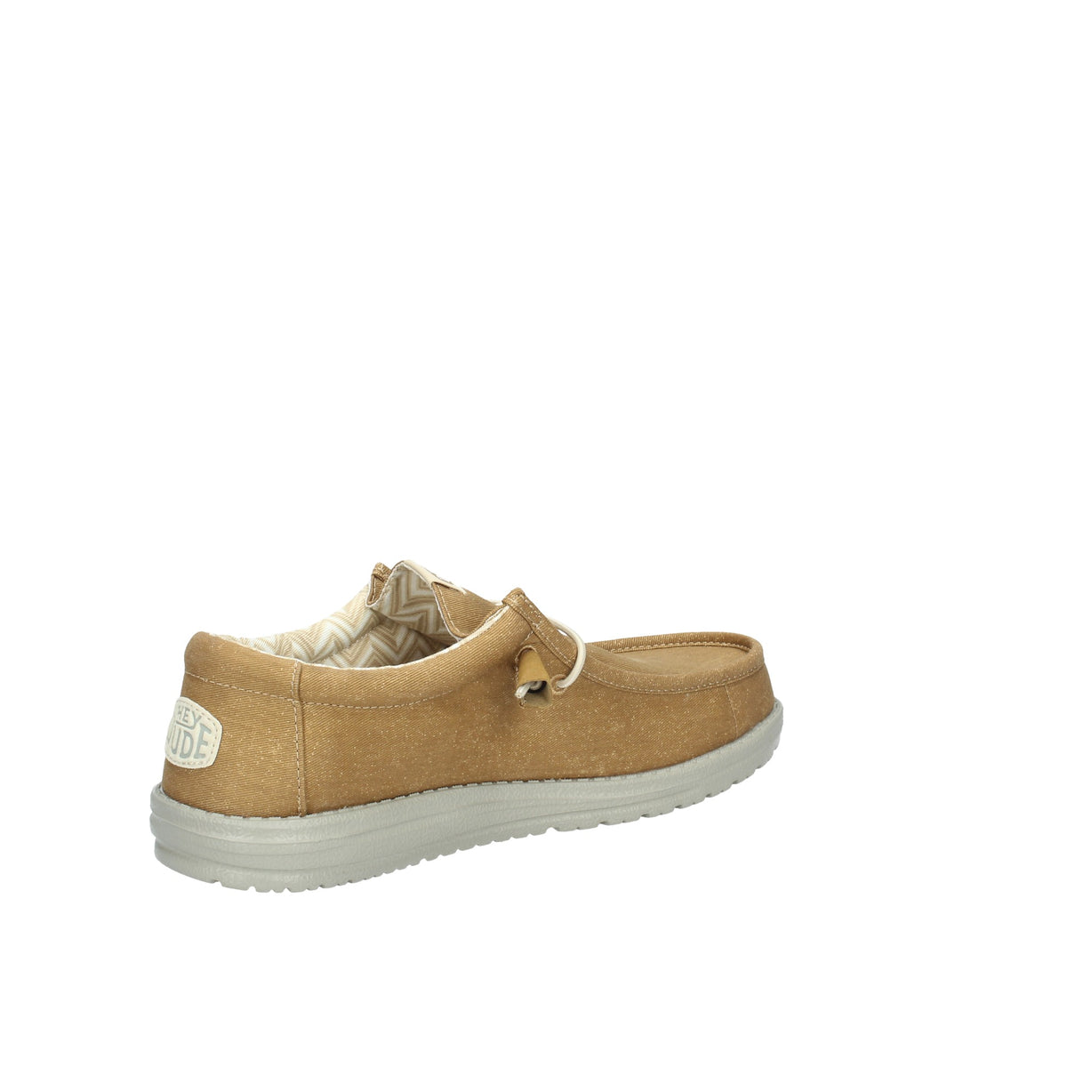 WALLY STRECH CANVAS BROWN MOCASSINO UOMO