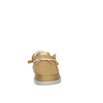 WALLY STRECH CANVAS BROWN MOCASSINO UOMO