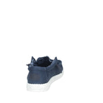 WALLY STRETCH CANVAS NAVYMOCASSINO