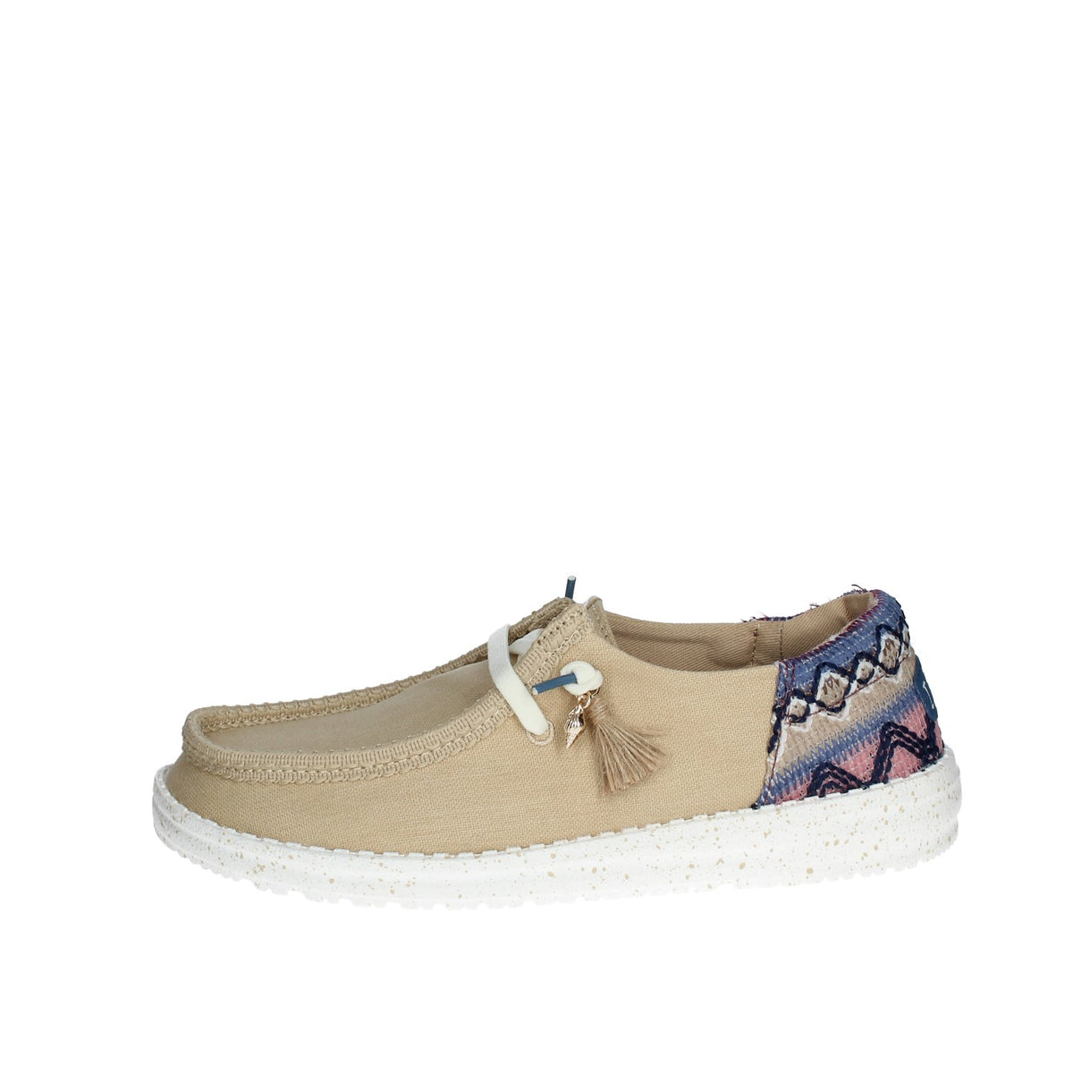 HEY DUDE MOCASSINI DONNA IN TELA WENDY FUNK BEACH