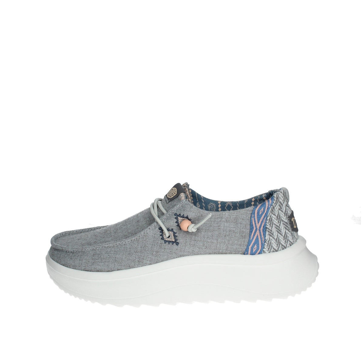 HEY DUDE MOCASSINI DONNA IN TELA WENDY PEAK CHAMBRAY