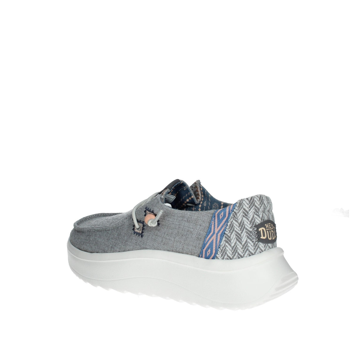 HEY DUDE MOCASSINI DONNA IN TELA WENDY PEAK CHAMBRAY