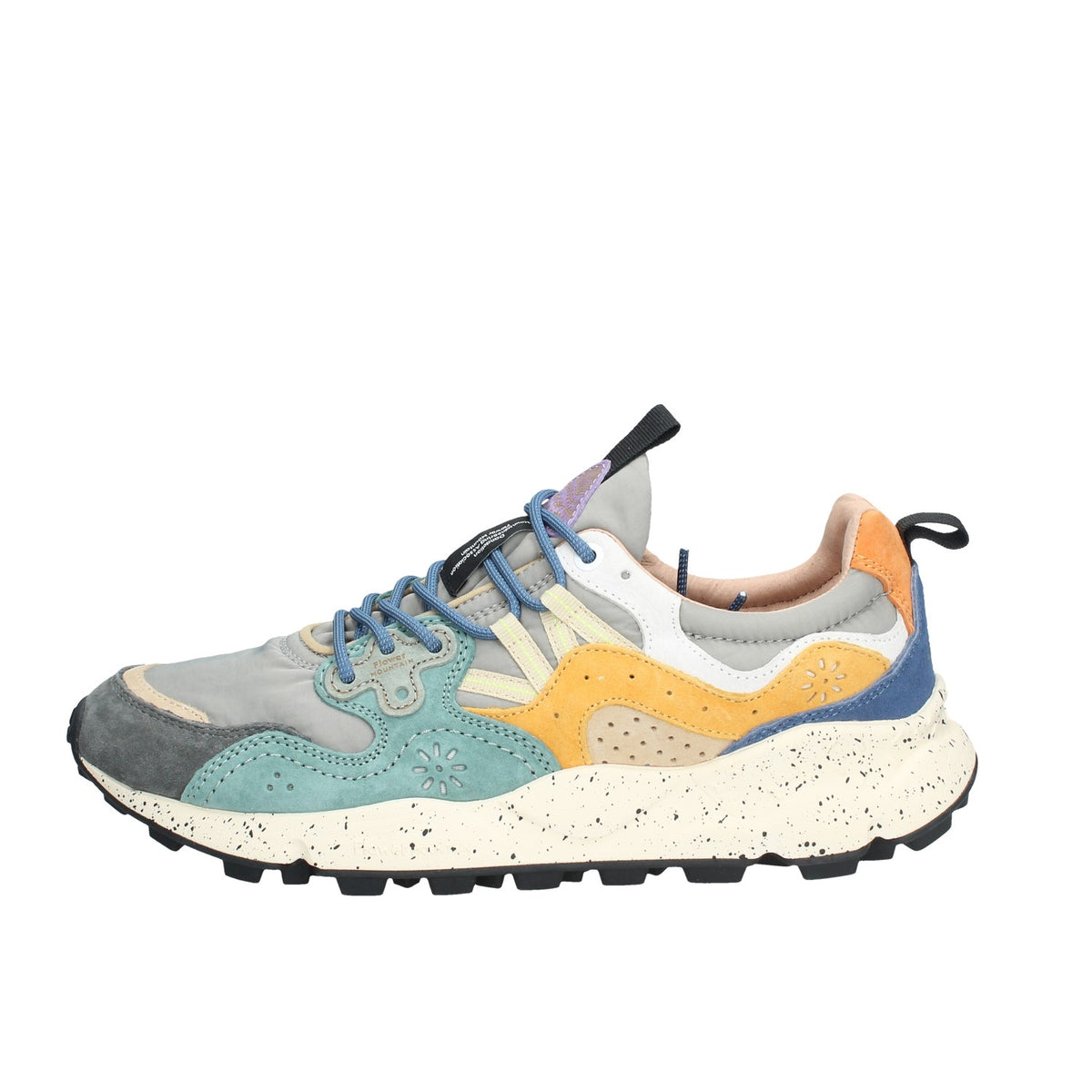 FLOWER MOUNTAIN SNEAKERS UOMO IN SUEDE E NYLON
