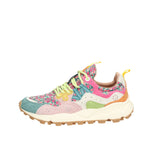 FLOWER MOUUNTAIN SNEAKERS DONNAIN CAMOSCIO E TESSUTO