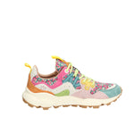 FLOWER MOUUNTAIN SNEAKERS DONNAIN CAMOSCIO E TESSUTO