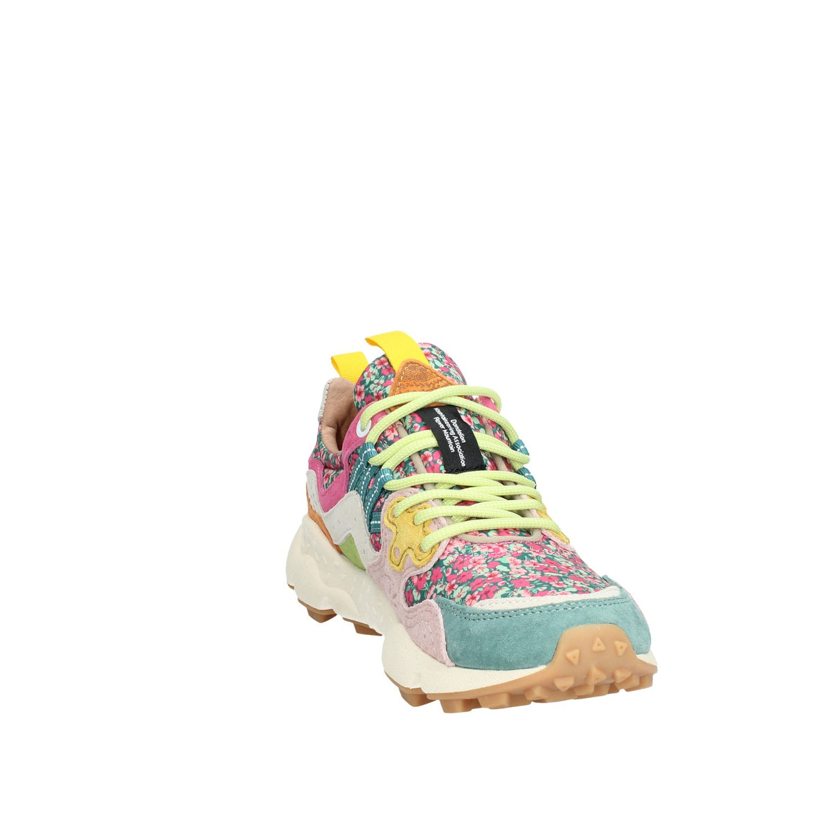 FLOWER MOUUNTAIN SNEAKERS DONNAIN CAMOSCIO E TESSUTO