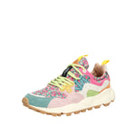 FLOWER MOUUNTAIN SNEAKERS DONNAIN CAMOSCIO E TESSUTO