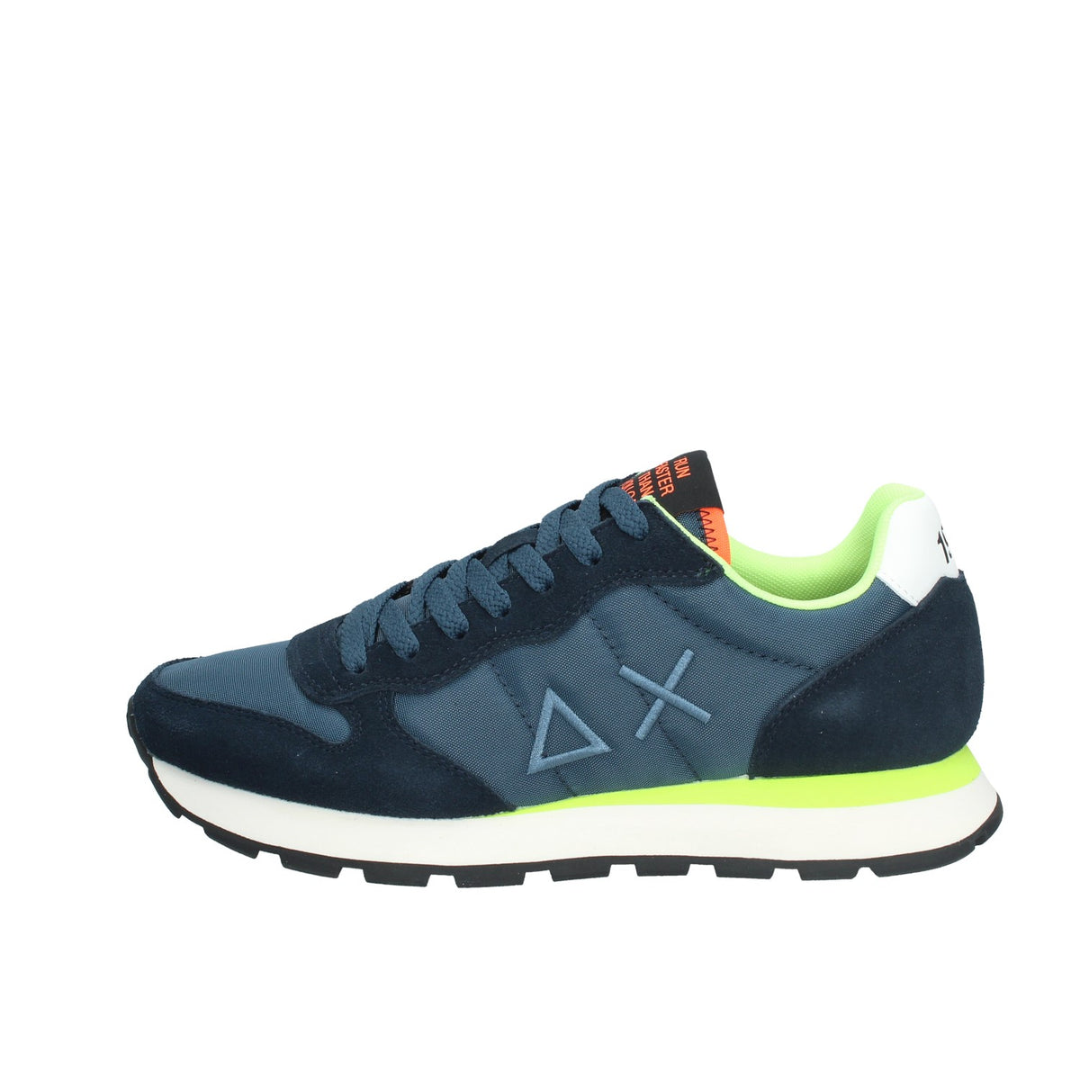 SUN 68 SNEAKERS UOMO TOM FLUO BLU NAVY