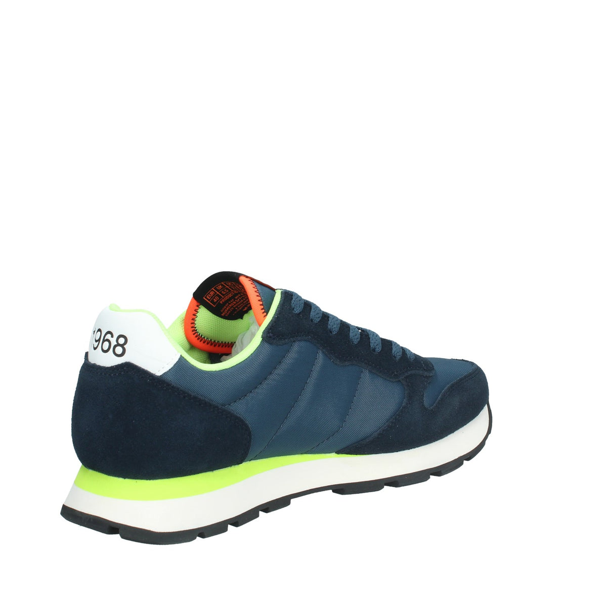 SUN 68 SNEAKERS UOMO TOM FLUO BLU NAVY