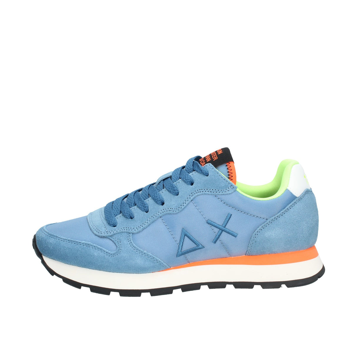 SUN 68 SNEAKERS UOMO TOM FLUO BLU NAVY
