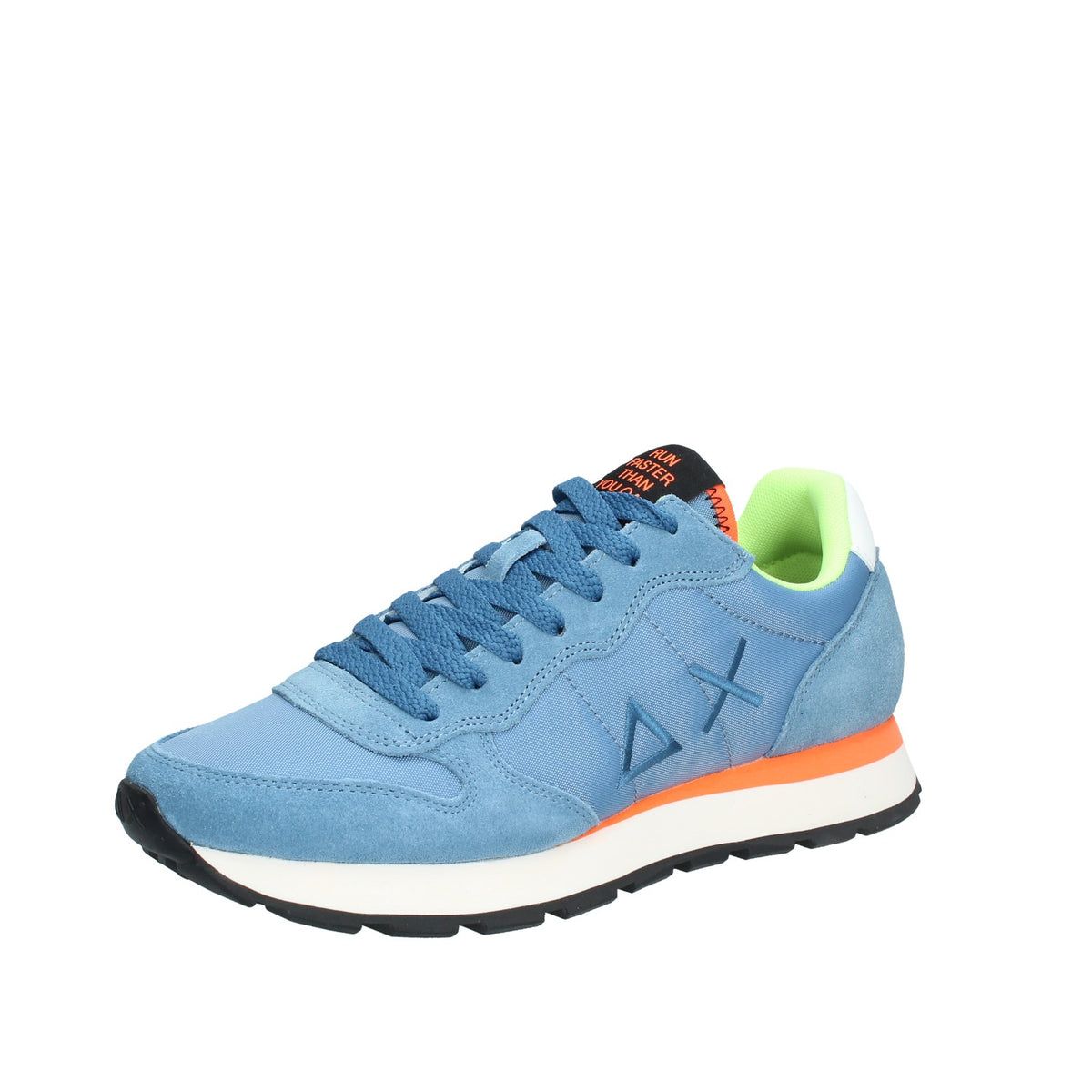 SUN 68 SNEAKERS UOMO TOM FLUO BLU NAVY