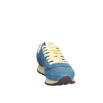 Sneaker Tom Vintage in nylon e suede blu avio scuro