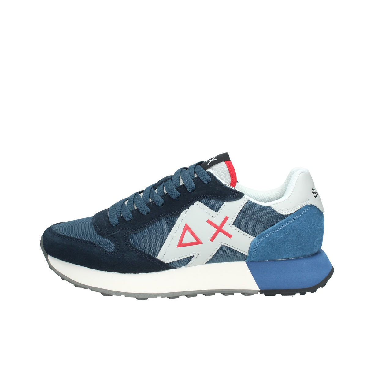 SUN 68 SNEAKERS UOMO JAKI SOLID NAVY BLUE