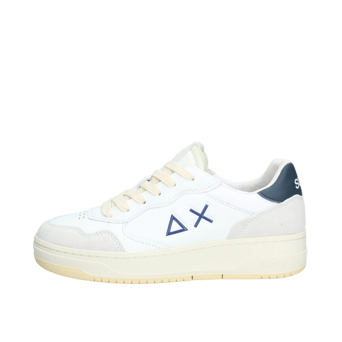 SUN 68 SNEAKERS UOMO IN PELLE BIG BASKET